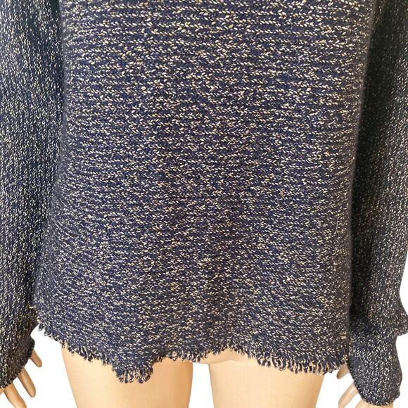 Eileen Fisher Fringe Hem Sweater Womens Small Wool Yarn Blend - Picture 6 of 12